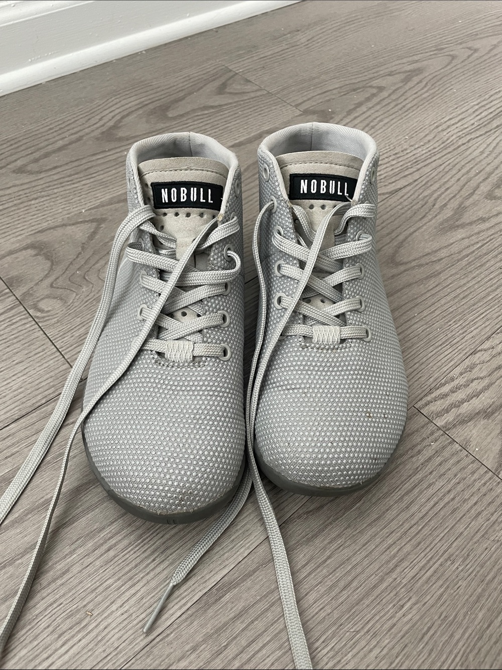 NOBULL Light Gray Mid-Rise Training Shoes